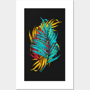 Colorful Palm Leaves Posters and Art